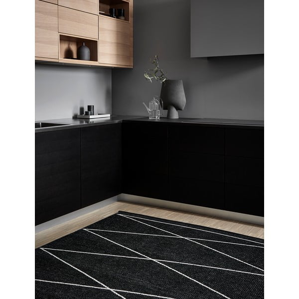Tappeto da interno/esterno nero 70x100 cm Max Black – Pappelina-image-3