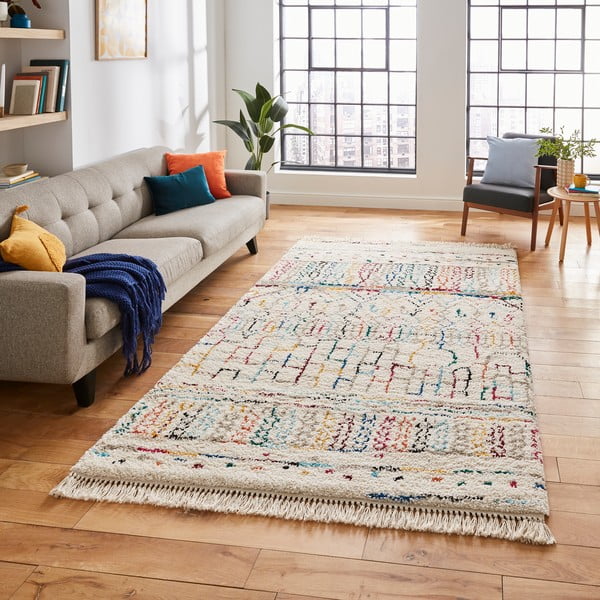 Tappeto beige 290x200 cm Boho - Think Rugs-image-1