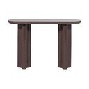 Tavolo consolle marrone scuro lucido 35x120 cm Evara – WOOOD