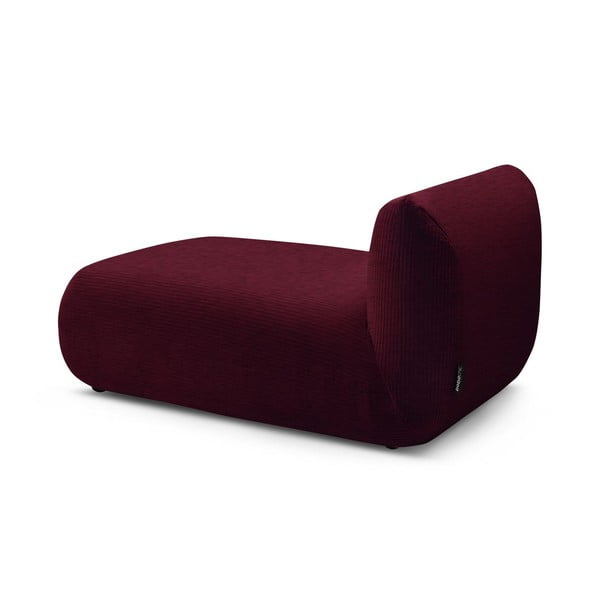 Modulo divano in velluto a coste bordeaux Lecomte - Bobochic Paris-image-1