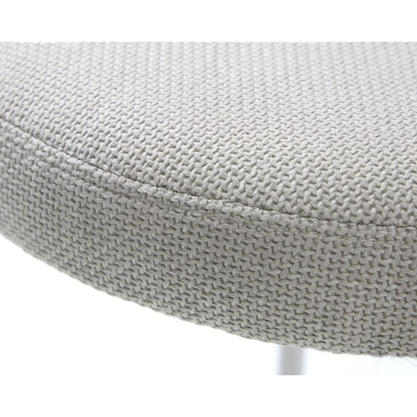 Sgabello color crema in metallo impilabile Pelican – Unique Furniture-image-2