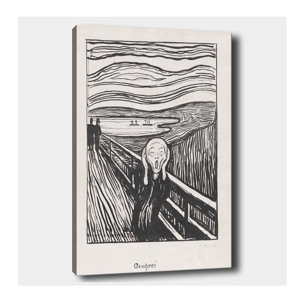 Dipinto 70x100 cm Edvard Munch Sketch - Wallity-image-2