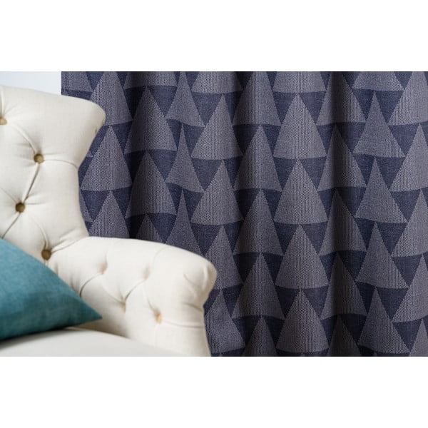 Tenda blu-grigio 130x260 cm Zatapa - Mendola Fabrics-image-2