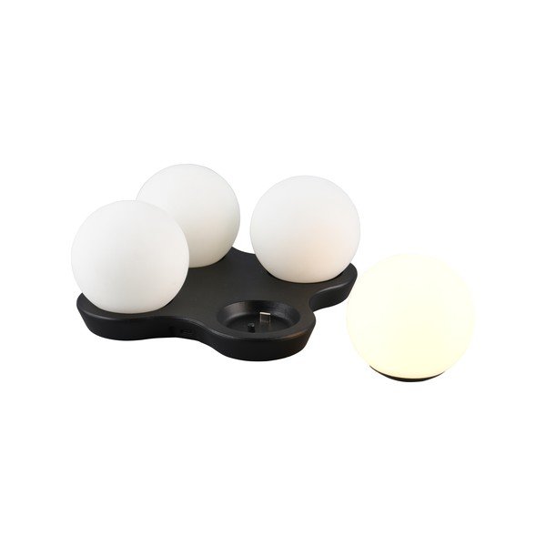 Lampada da tavolo bianca e nera (altezza totale 9 cm) Lorna – Reality-image-1