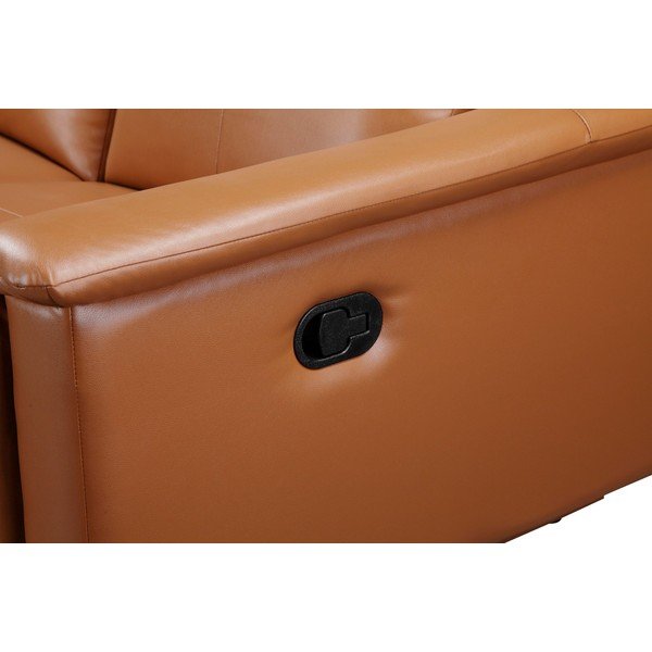 Divano marrone in similpelle 222 cm Lund - Støraa-image-4