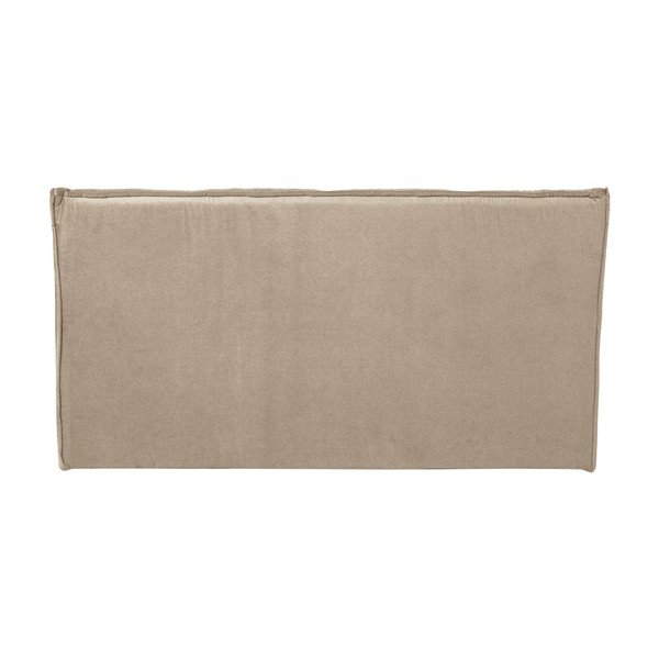 Panchina beige in imbottito con rivestimento in velluto Cluster – vtwonen-image-3