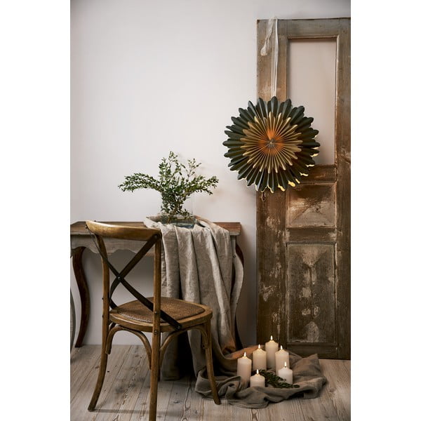 Decorazione natalizia verde , ø 55 cm Crystal - Star Trading-image-1