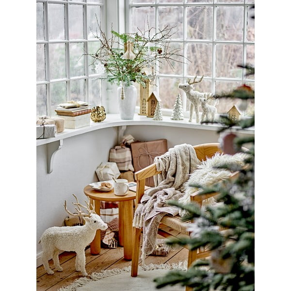 Coperta marrone chiaro 130x160 cm Gabriela – Bloomingville-image-4