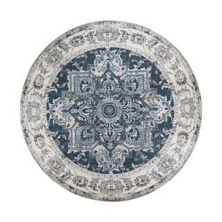 Tappeto rotondo blu ø 200 cm Havana - House Nordic