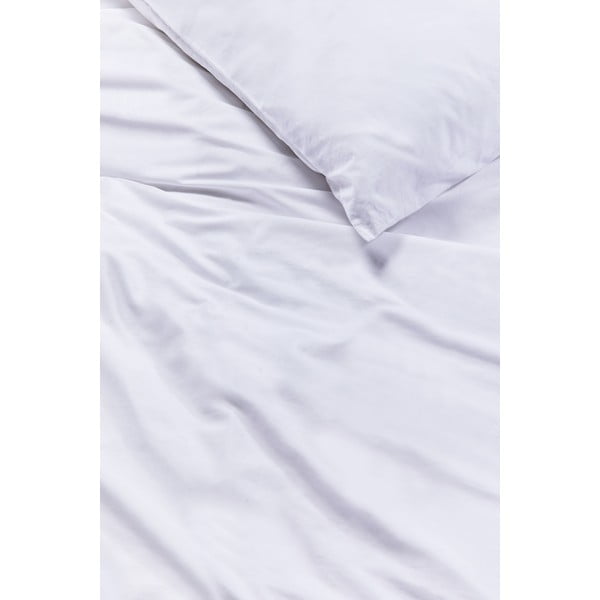 Biancheria da letto in cotone bianco per letto matrimoniale, 160 x 200 cm - Bonami Selection-image-1