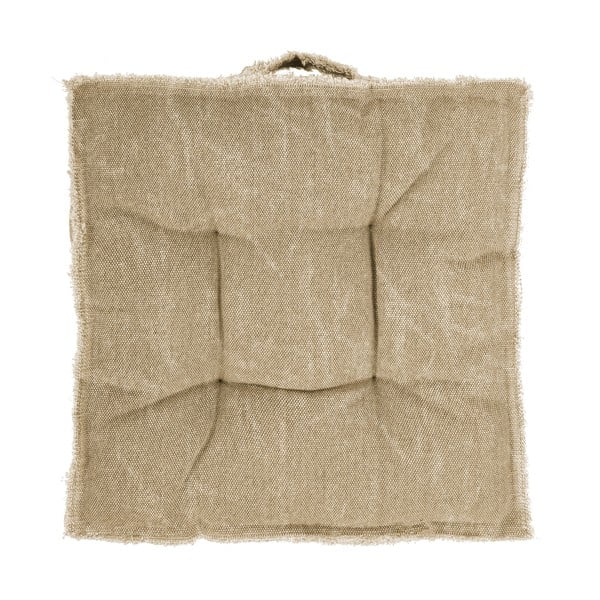 Cuscino di seduta beige-grigio , 45 x 45 cm Chester - Tiseco Home Studio