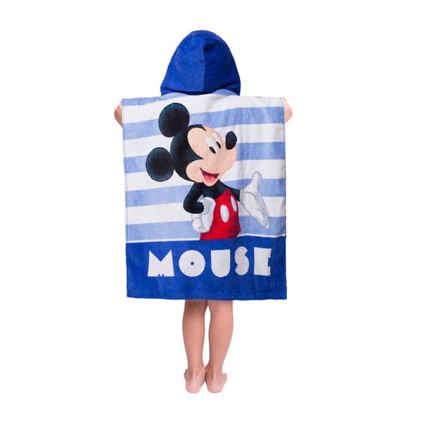 Poncho bambino in spugna blu Mickey - Jerry Fabrics-image-2