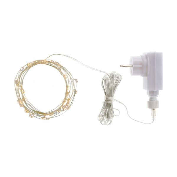 Catena luminosa con alimentazione a corrente numero lampadine 80 pz lunghezza totale 790 cm Maggie – Sirius