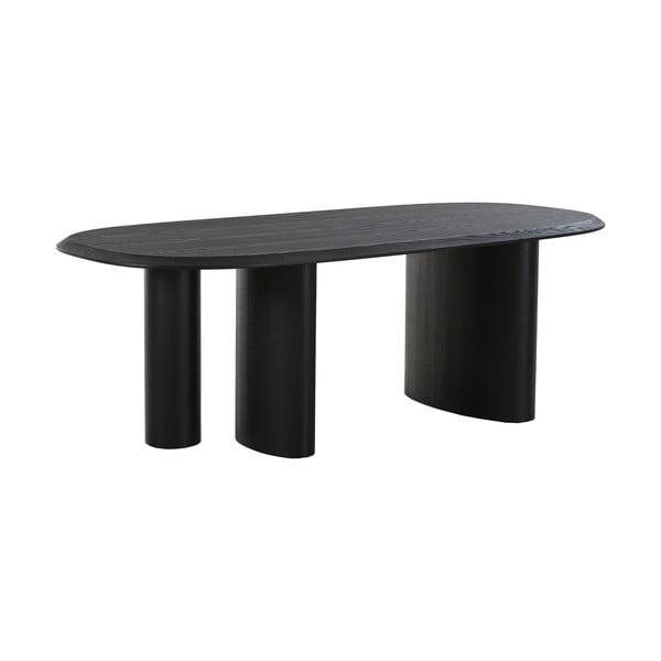 Tavolo da pranzo con piano effetto frassino 100x220 cm Tirano - House Nordic-image-3