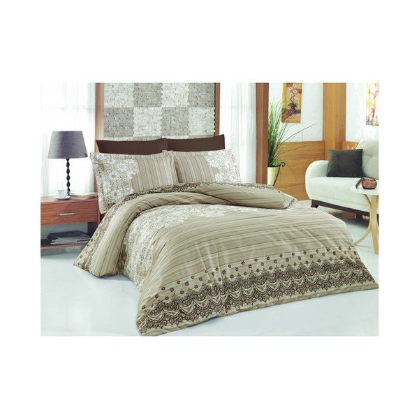 Lenzuola con lenzuolo per letto matrimoniale Dante, 200 x 220 cm - Mijolnir