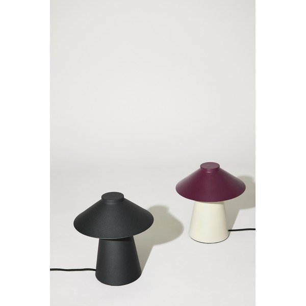 Lampada da tavolo in metallo viola e beige Chipper - Hübsch-image-3