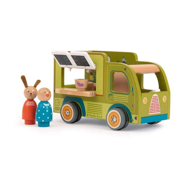 Auto di legno La Grande Famille Food Truck - Moulin Roty