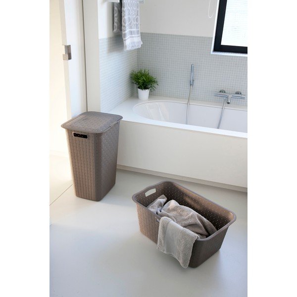 Cesto per biancheria marrone , 40 l Nuance - Curver-image-1