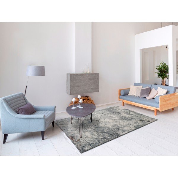 Tappeto grigio Berlin Line, 133 x 190 cm - Universal-image-1
