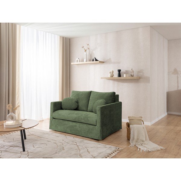 Divano verde 140 cm Paphos – Ropez-image-2