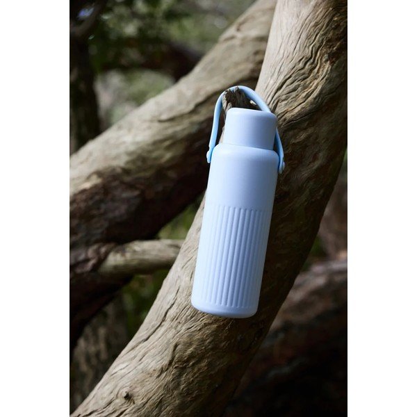 Borraccia termica azzurra in acciaio inox 1 l Theo – Sagaform-image-1