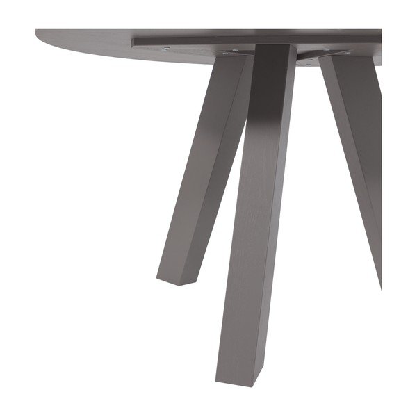 Tavolo da pranzo rotondo in rovere massiccio ø 129 cm Rhonda – WOOOD-image-4