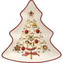 Ciotola da portata in porcellana rossa e bianca a forma di albero di Natale Villeroy & Boch , 17,5 x 16,5 cm Tree - Villeroy&Boch