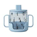 Tazza azzurra per bambini Grow With Your Cup Grow with Your Cup - Design Letters