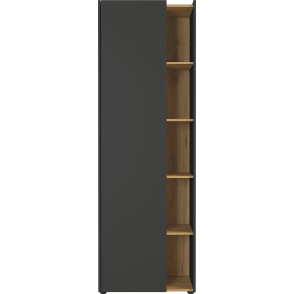 Libreria grigio scuro in rovere 62x188 cm Austin - Germania
