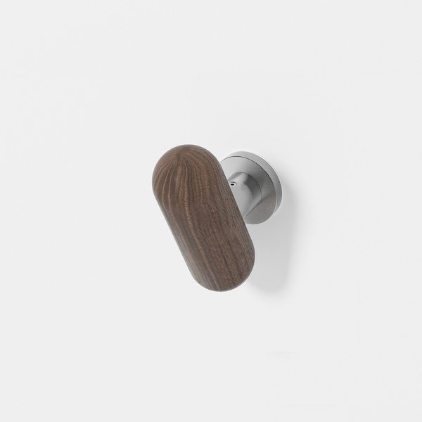 Gancio da parete in legno di noce Yoku - Wireworks-image-2