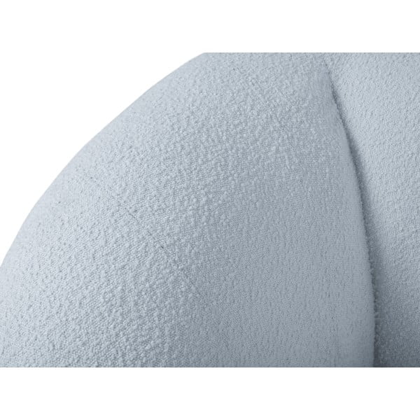 Divano in tessuto bouclé azzurro 230 cm Essen - Cosmopolitan Design-image-4