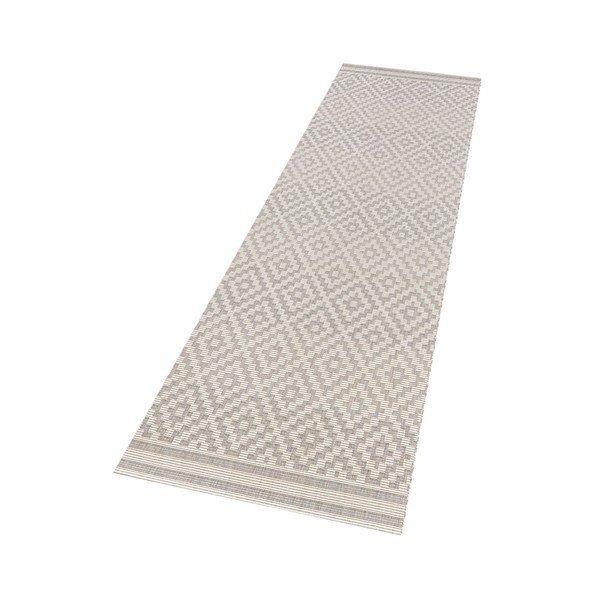 Battistrada grigio e crema adatto all'esterno Prato, 80 x 200 cm - NORTHRUGS-image-3