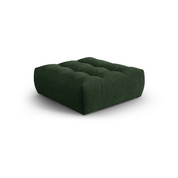 Pouf verde scuro Bloom - Micadoni Home-image-2