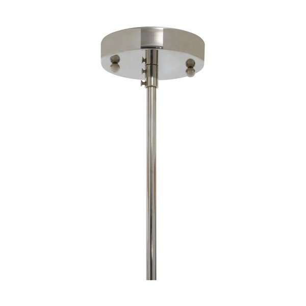 Lampadario argentato in metallo con paralume in vetro ø 27 cm Ritz – Premier Housewares-image-4