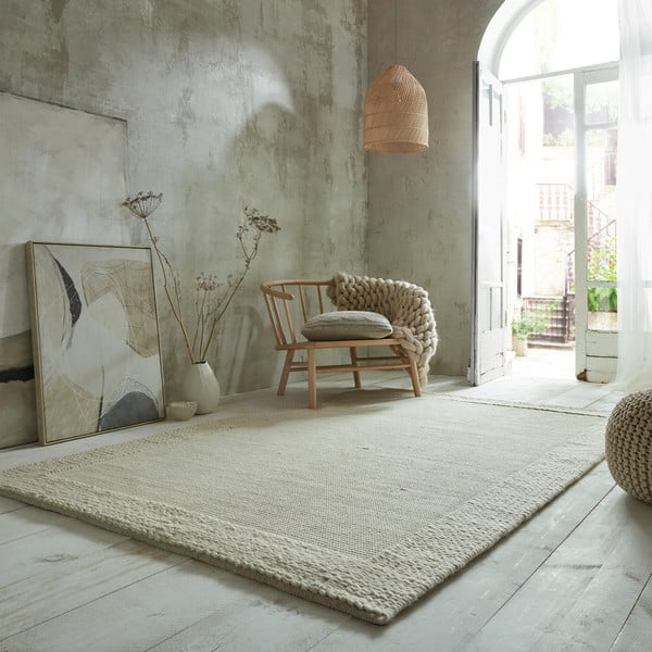 Tappeto in lana beige 160x230 cm Rue - Flair Rugs-image-1