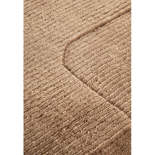 Tappeto beige in lana tessuto a mano 80x150 cm Charlotte - Villeroy&Boch-image-4