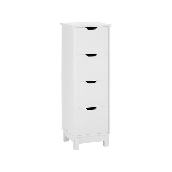 Mobile da bagno bianco , 33 x 100 cm Posta - Støraa-image-1