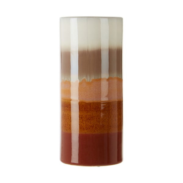 Vaso in gres beige-marrone Sorrell, altezza 30 cm - Premier Housewares