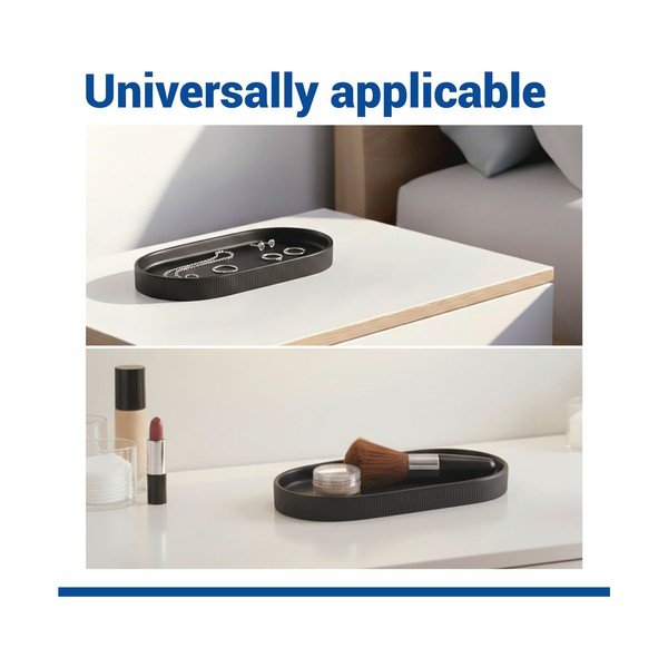 Organizer da bagno nero in ceramica Fablo – Wenko-image-4