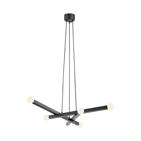 Lampadario nero in metallo Stack – Markslöjd