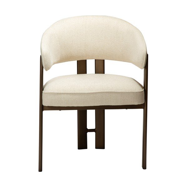 Sedia da pranzo beige con braccioli Duct – DAN-FORM Denmark-image-1