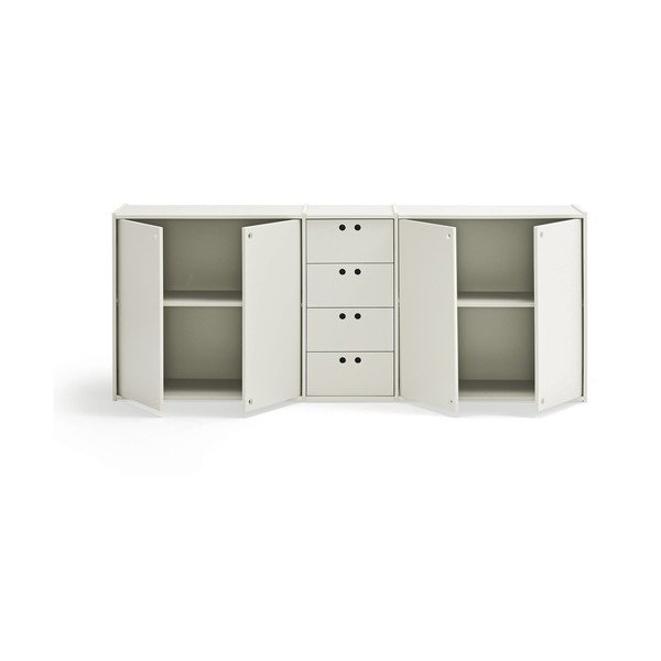 Credenza color crema 197x80x40 cm Wally – Teulat-image-2