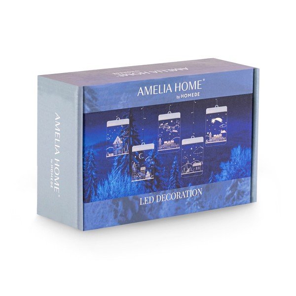 Catena luminosa natalizia 150 cm Christmas City - DecoKing-image-4