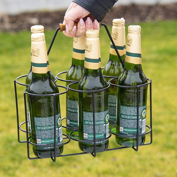 Portabottiglie in metallo numero di bottiglie 6 Radka - Orion-image-1