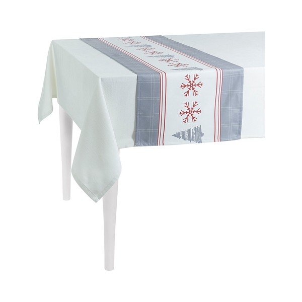 Runner da tavola natalizio grigio Mike & Co. NEW YORK Alberi, 40 x 140 cm Honey - Mike & Co. NEW YORK