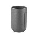 Portaspazzolino grigio in poliresina Kua – Blomus