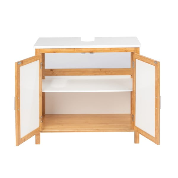 Mobile da bagno in legno di bambù Finja - Wenko-image-2