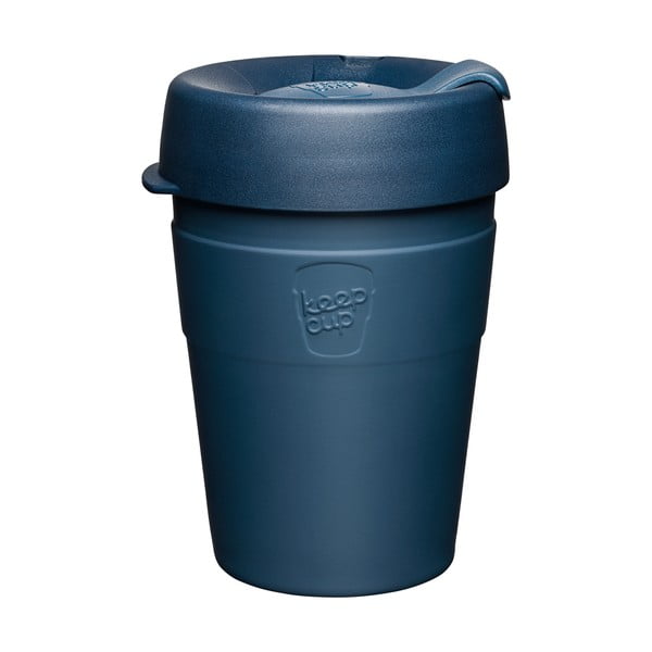 Tazza da viaggio blu scuro con coperchio Thermal, 340 ml Spruce - KeepCup