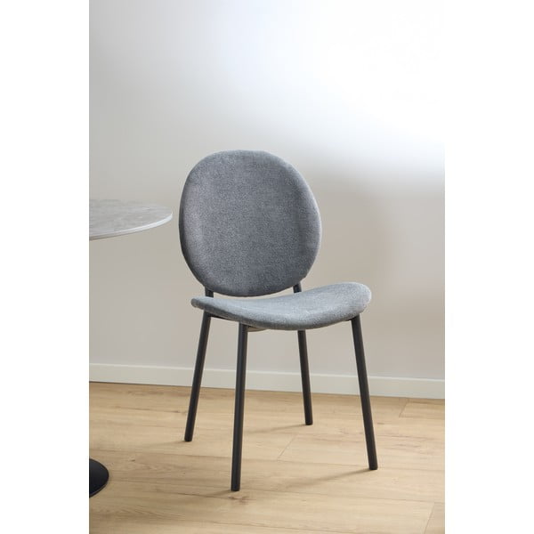 Sedia da pranzo color antracite Cliff – Actona-image-2