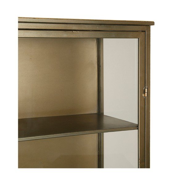 Vetrina in metallo color oro 47,5x170 cm Dagenham - Côté Table-image-3